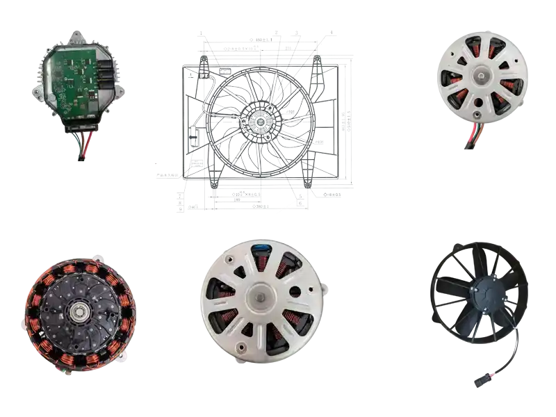 Brushless Cooling Fan Motors