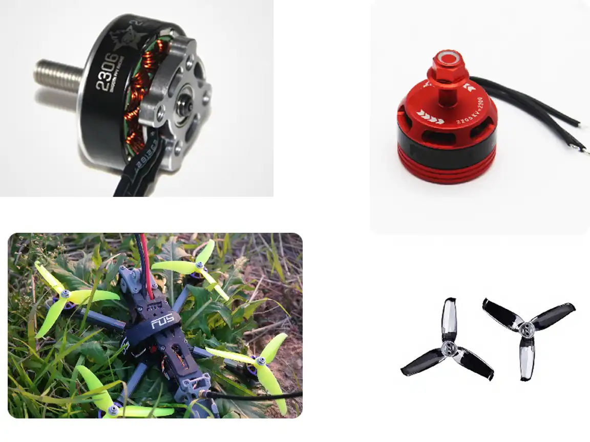 FPV racing brushless DC motor – high KV, high burst for competitive drone flight
