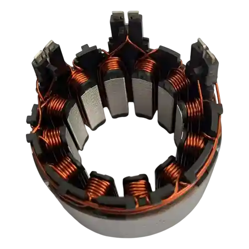 Stator ManufacturingSilicon Steel Lamination
Core Assembly
Copper Winding
Insulation Treatment