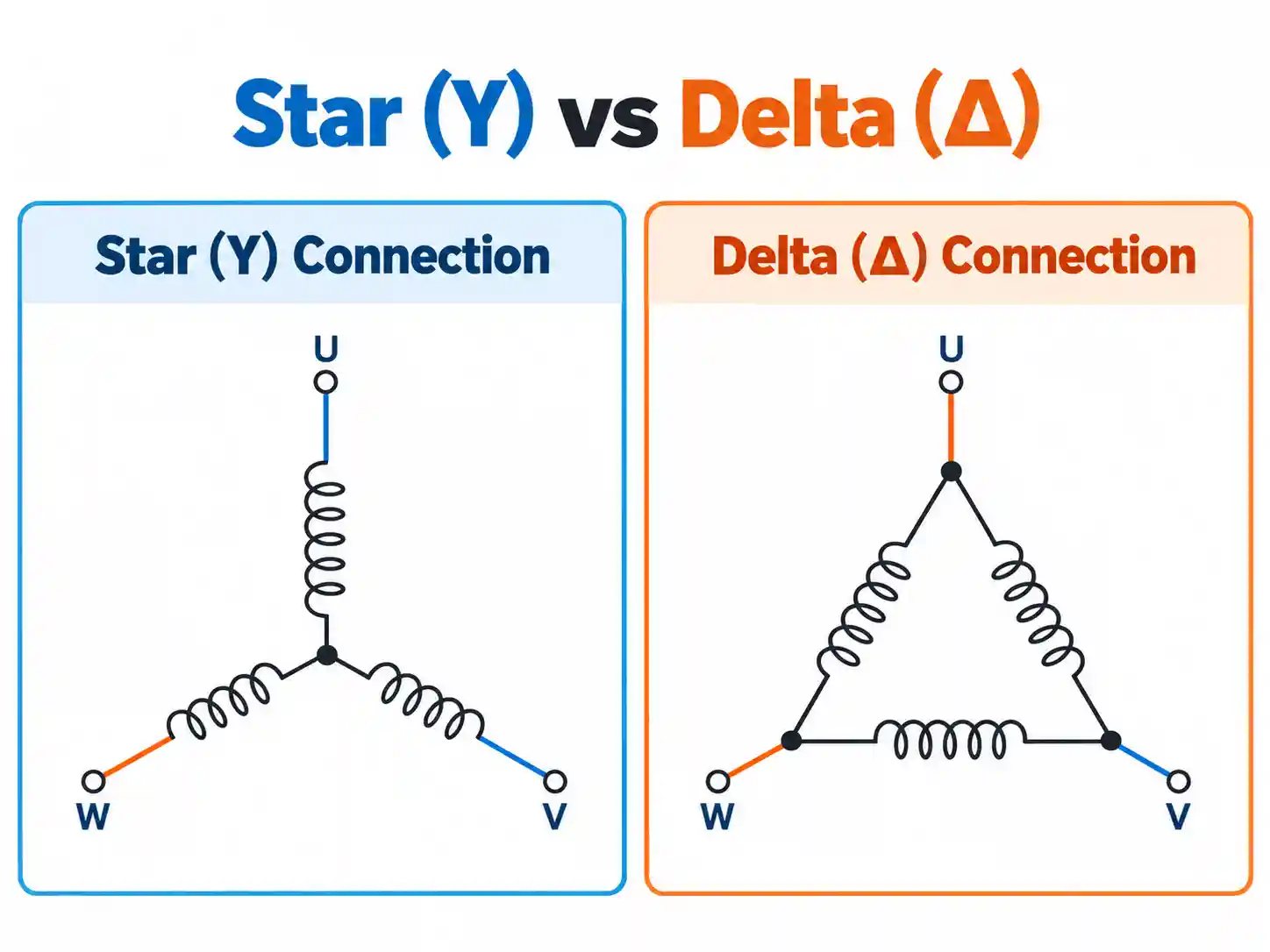 BLDC Motor Winding: Materials, Design, Manufacturing and Testing 5 Star and Delta connection diagram for BLDC motor winding
