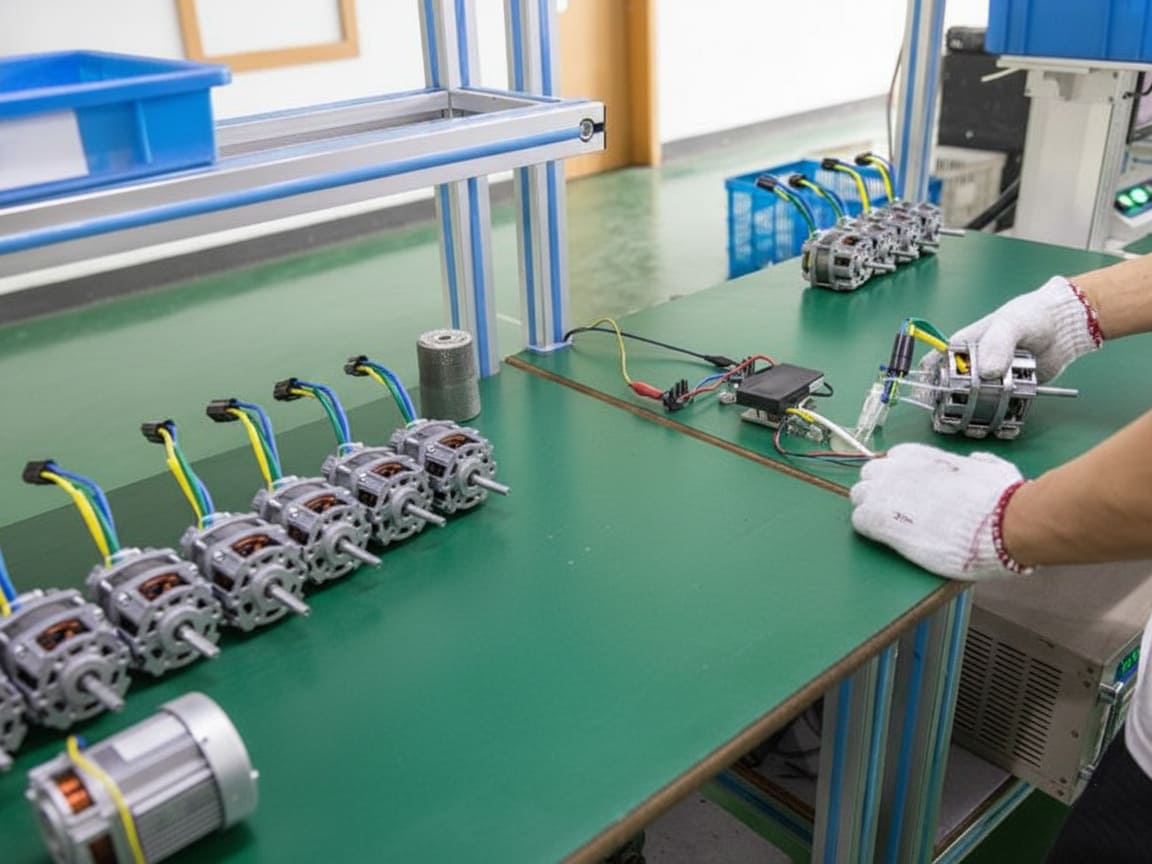 Small-batch custom motor assembly during pilot run production
